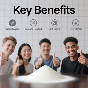 Lebensmittelqualität Wildes Weißes Liposomales Glutathion Reduziertes Pulver Kräuterextrakt - Product Image 3