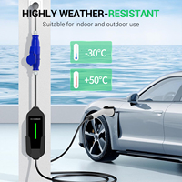 Chargeur EV portable 32A neuf, 7kW, charge rapide pour véhicules électriques, avec prise CEE pour une utilisation à domicile et en extérieur, IP55, livraison directe d'usine