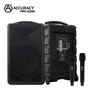 Độ Chính Xác Pro Âm Thanh Dt12d5 400W Đỉnh Điện 12 Inch Xe Đẩy Loa PA Hệ Thống Pin Powered Loa Với Micro Không Dây - Product Image 1