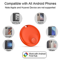 Localizador de Objetos Air-Tag Compatible con Android, Etiqueta Antipérdida Bluetooth Ultraligera para Llaves, Cartera, Equipaje, Mochila, Buscador Portátil