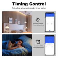 Interruptor Inteligente ZigBee 3.0 Sin Cable Neutro, Interruptor de Luz de Pared Inteligente para Estados Unidos, Control por Voz con APP, Compatible con Tuya y Alexa