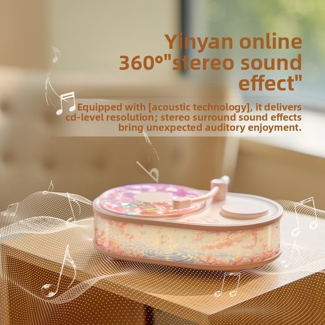 LK23 Cute for Speaker with RGB LED Lighting Birthday Gift for Girls Besties Outdoor Wireless Mini 5W Type-C