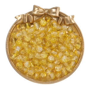 Cuentas de vidrio de 8 mm para hacer pulseras, cuentas sueltas de forma redonda, accesorios de joyería DIY, venta al por mayor, decoración navideña. - Product Image 4