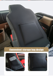 Cubierta de asiento de camión, tela de puntada roja y negra, cómoda, kit de cubierta de asiento resistente para Daf Xf Cf <span class=keywords><strong>2022</strong></span> - Product Image 3