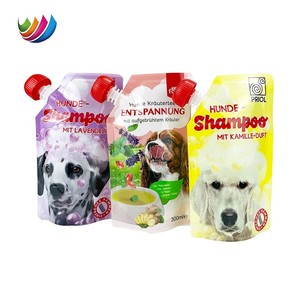 Emballage en plastique pour aliments pour animaux de compagnie, sachet à bec verseur personnalisé, sachet à bec verseur pour <span class=keywords><strong>shampoing</strong></span> pour chien, sachet à bec verseur debout pour <span class=keywords><strong>shampoing</strong></span> pour chat et chien - Product Image 4