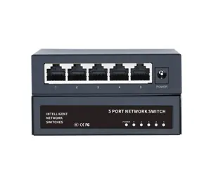 Home use 5 port 10/100/1000 Mbps mini Gigabit Ethernet Switch factory directly