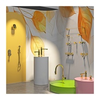 Robinet de lavabo de salle de bain en laiton à cartouche céramique à trou unique contemporain Homeshow fabriqué en Chine de haute qualité