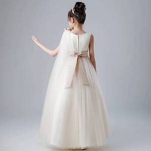 Robe de princesse pour enfants, dernier design, <span class=keywords><strong>belle</strong></span> robe de bébé moderne pour fille, robe de mariage, fête d'anniversaire - Product Image 5