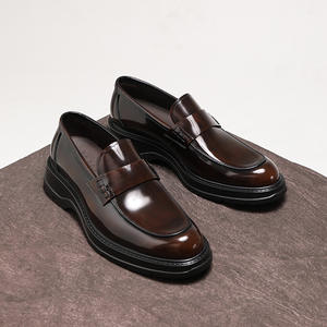 Chaussures habillées personnalisées pour hommes à lacets - Bout pointu, imperméables, motif sculpté, en cuir pleine fleur pour occasions professionnelles, décontractées ou de mariage - Tendance - Product Image 6