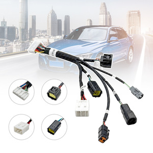 Faisceau de câblage ECU automobile 500 mm, isolation PVC, connecteur adaptateur à âme en cuivre, IP20, 12V - Product Image 2