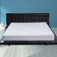 Drap-housse en Latex pour lit, housse de protection imperméable en coton et bambou