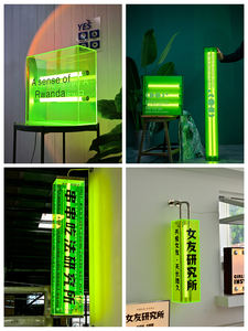 Hoja de acrílico verde fluorescente personalizada, 3mm/5mm, acrílico de alta transparencia, procesamiento de hoja de plexiglás personalizado, - Product Image 5