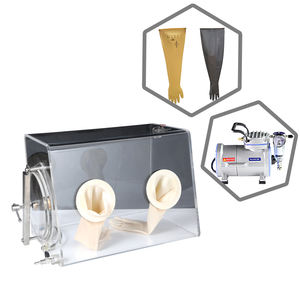 Boîte à gants transparente PMMA MITR Boîte à gants sous vide en acrylique de laboratoire pour expériences scientifiques - Product Image 2