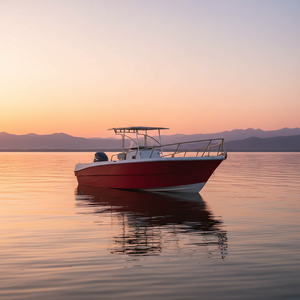 Embarcación de Pesca de Fibra de Vidrio de 27 pies, Bote de Pesca con Consola Central, Yate de Recreo con T-Top - Product Image 6