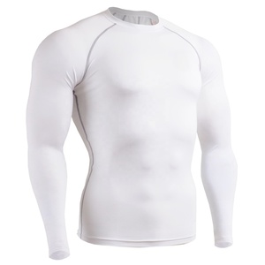 Mens Sports Compression <b>Base</b> <b>Layer</b> <b>Long</b> <b>Sleeve</b> Shirt Breathable Quick Dry Spandex/Polyester for Running Gym Workout - Product Image 3