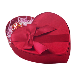 Caja en Stock con MOQ Bajo, Caja en Forma de Corazón con Lazo de Lujo y Superficie de Tela, Caja de Embalaje Clásica para el Día de San Valentín y Navidad - Product Image 5