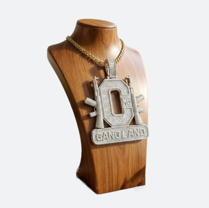 Pendentif Breloque <span class=keywords><strong>Lettre</strong></span> C Grande Taille en Laiton Argenté Personnalisé, Style Hip Hop, Bijoux Fins, Design Zircon Givré pour Hommes - Product Image 3