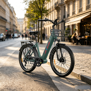 Fourniture directe usine OEM vélo électrique ville loisirs 26 pouces 2.5 déplacement urbain 48V13.5Ah pedelec revendeurs UE - Product Image 1