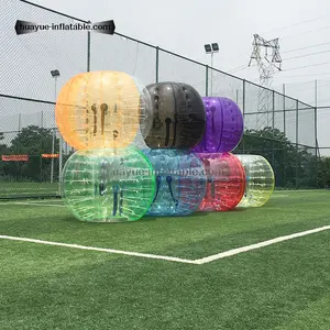 Lustige PVC Human Body Bubble Bumper Zorb Ball Aufblasbare Stoßstange Ball für Erwachsene und Kinder für den Verkauf