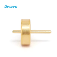 Perle en verre hermétique avec diamètre de 0.51mm et longueur de broche de 3.12mm pour connecteur et application RF