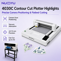 Imprimante UV DTF NY-A301A3, ensemble complet avec support et machine de découpe, tête Epson F189000 unique pour autocollants personnalisés et étiquettes en cristal
