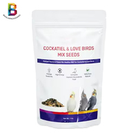Sacs d'emballage personnalisés de haute qualité pour aliments pour oiseaux, sacs en plastique refermables pour graines de perroquets, emballage pour aliments pour oiseaux de compagnie