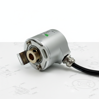 GTEACH GSK08 38 OD 8mm Encodeur Rotatif Incremental Semi-Cavitaire 1000ppr Fixation par Vis Niveau Industriel 5-24VDC