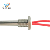 Chauffe-cartouche électrique industriel en acier inoxydable 110V 220V 380V pour poêle à granulés