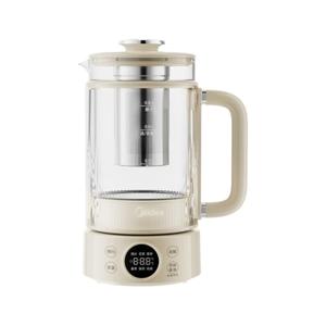 Bouilloire en verre Midea Health Pot 0,8 L avec intérieur en acier inoxydable, infuseur à thé intelligent pour la maison et les dortoirs - Product Image 2