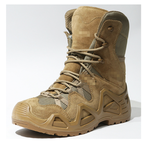 TSB07 Camouflage Brown Khaki Long LOW Middle High Tactical <b>Boots</b> <b>Hiking</b> <b>Boots</b> - Product Image 1