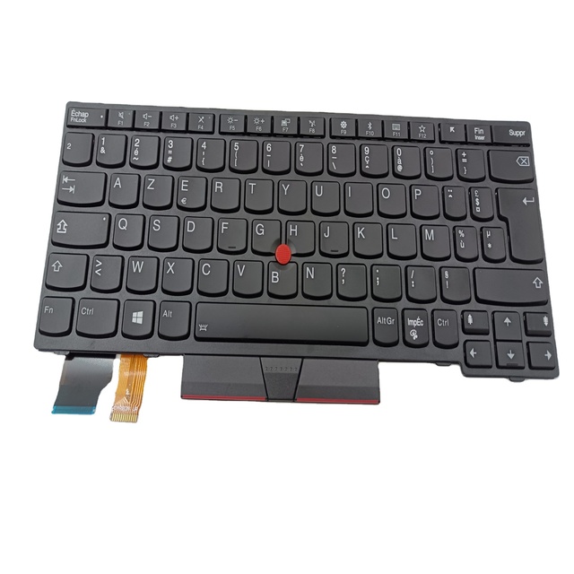 New Replacement Laptop Keyboard for X280 French Layout Keyboard with Backlit with Trackpointer