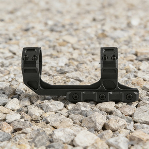 Support de lunette BANGBANG en aluminium 30 mm Cantilever pour rail de 20 mm (hauteur centrale 1,5 po) pour la chasse en extérieur (Noir) - Product Image 2