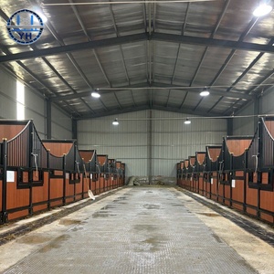 <span class=keywords><strong>Arena</strong></span> y Establos Prefabricados de Acero Resistentes a la Corrosión y al Óxido, Galvanizados, para Equitación, Fácil Instalación - Product Image 1