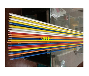 La fibre de verre flexible de FRP Pultruded Rods la fibre de verre Polonais/rideau Polonais - Product Image 1