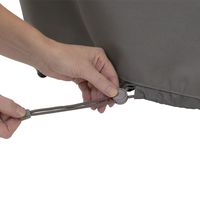 Vente en gros d'usine OEM ODM tissu Oxford tout temps couverture de meubles de patio 12 pouces couverture de table d'extérieur en coin