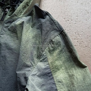 Vestes coupe-vent en nylon légères, personnalisables, pour le sport en plein air, avec fermeture éclair, imperméables et résistantes au vent - Product Image 4