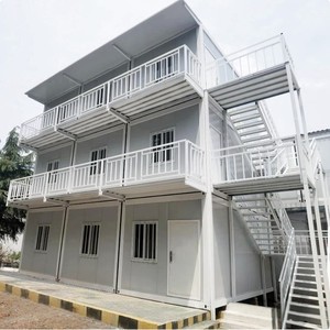 Sang trọng cũng được thiết kế đúc sẵn Glass Curtain Wall văn phòng xây dựng container prefab nhà - Product Image 5