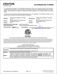 Receptáculo GFCI BAREP 15A 125V TR WR con Certificación UL-94 V-2, Autoprueba Automática con Alerta LED para Baños y Ubicaciones Exteriores Húmedas - Product Image 4