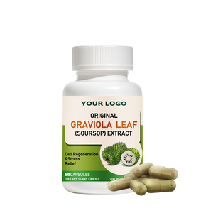 Capsules d'extrait de feuille de Graviola OEM, Complément Herbal à Marque Blanche, Capsules de Corossol pour le Soutien Digestif et Immunitaire - Product Image 4