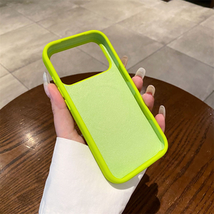 มาการองเคสซิลิโคนเหลวสีสกินทัชป้องกันสิ่งสกปรกสำหรับ iPhone 17 PRO MAX 16ที่ชาร์จแบบไร้สายที่คลุมหน้าต่างแม่เหล็กขนาดใหญ่ - Product Image 3