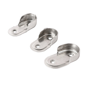 Support de tringle à vêtements Li Hai Hardware en acier laminé à froid nickelé, quincaillerie de penderie moderne et simple - Product Image 4