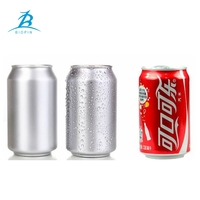 Canette en aluminium vide de 330 ml avec revêtement de qualité alimentaire pour l'emballage de bière, de soda et de boissons énergisantes