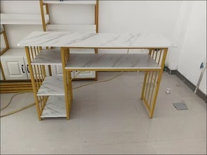 Muebles <span class=keywords><strong>de</strong></span> Salón Modernos y Personalizados para Manicura, <span class=keywords><strong>Mesa</strong></span> <span class=keywords><strong>de</strong></span> <span class=keywords><strong>Madera</strong></span> para <span class=keywords><strong>Uñas</strong></span>, Escritorio para Manicura con Silla - Product Image 5
