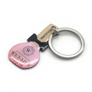 Llavero de metal de diseño personalizado con ficha para quitar carritos de supermercado - Product Image 3