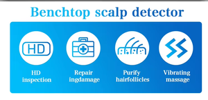 2024 Portable cheveux cuir chevelu Test Scanner analyseur Machine tête Massage cheveux follicule analyseur - Product Image 6