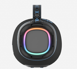 Dispositivos de tecnología de etiqueta privada personalizados listos para enviar altavoces portátiles LED con mango activado por sonido de iluminación RGB-sin marca - Product Image 3