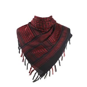 <b>Black</b> and red Color headscarf Muslim Cotton Scarf Middle East Arab scarf Camouflage Magic Outdoor <b>Shawl</b> - Product Image 1