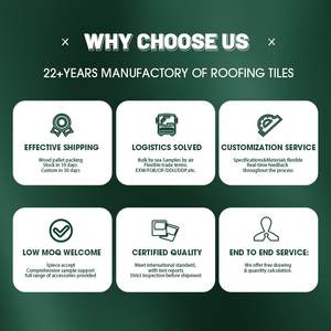 Tejas Cuadradas de Cerámica Premium para Techos de Villas Modernas de Lujo, Resistentes al Agua, al Viento y al Fuego, Fabricadas a Máquina, con Garantía de Más de 5 Años - Product Image 2