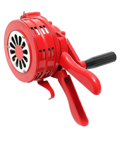 Sirène d'alerte d'urgence manuelle à manivelle rotative à haut décibel pour l'extérieur, système d'alerte sonore puissant, klaxon DIY OEM