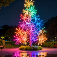 LED-Feuerwerk Weihnachtsbaum Riesige Landschaftsbeleuchtung für Außenbereich Hochzeit & Heimdekoration mit Mehrfarbiger IP65-Beleuchtung